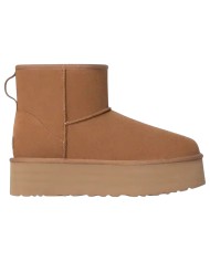 Stivale Donna UGG Classic Mini Platform Montone Chestnut