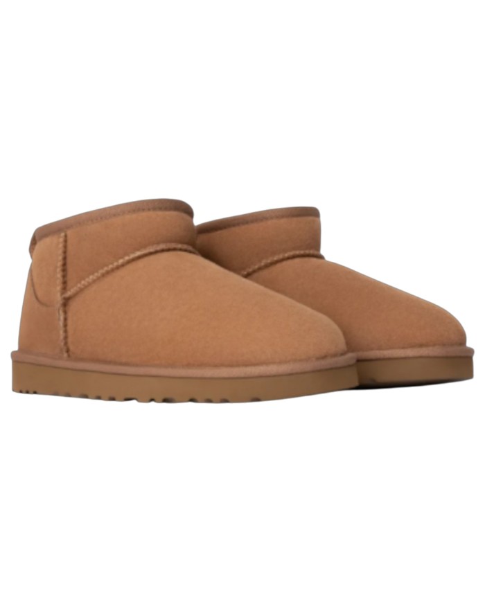 Stivaletto Uomo UGG Classic Ultra Mini Montone Chestnut