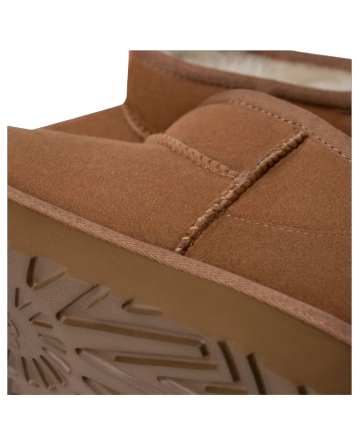 Stivaletto Uomo UGG Classic Ultra Mini Montone Chestnut