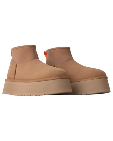 Stivale Donna UGG Classic Mini Dipper Platform Montone  Chestnut