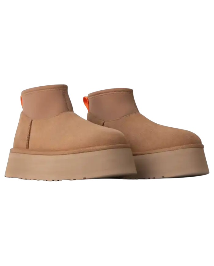 Stivale Donna UGG Classic Mini Dipper Platform Montone  Chestnut