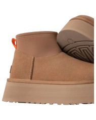 Stivale Donna UGG Classic Mini Dipper Platform Montone  Chestnut