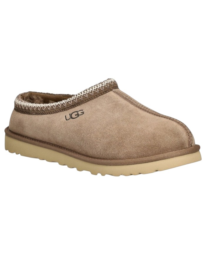 Sandalo Ugg Uomo Ciabatta Tasman Montone Suede Grey