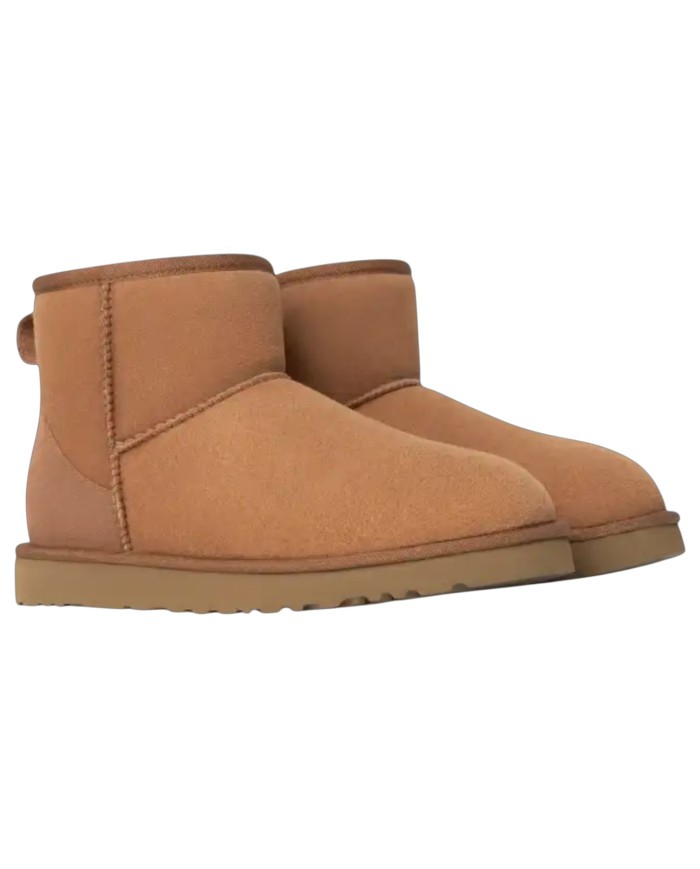 Sandalo Ugg Uomo Unisex Donna Classic Mini Suede Chestnut