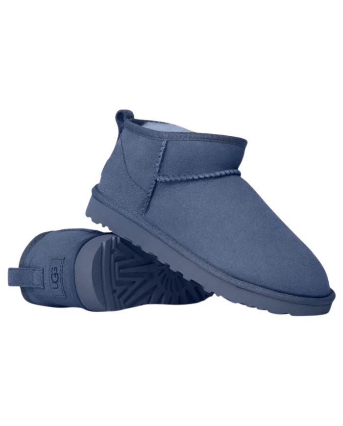 Stivale Donna UGG Classic Ultra Mini Montone Idrorepellente Desert Blue