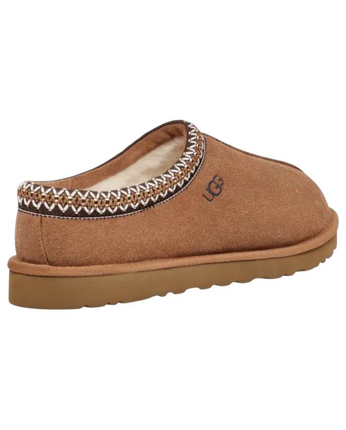 Sandalo Ugg Uomo Ciabatta Tasman Montone Suede Chestnut