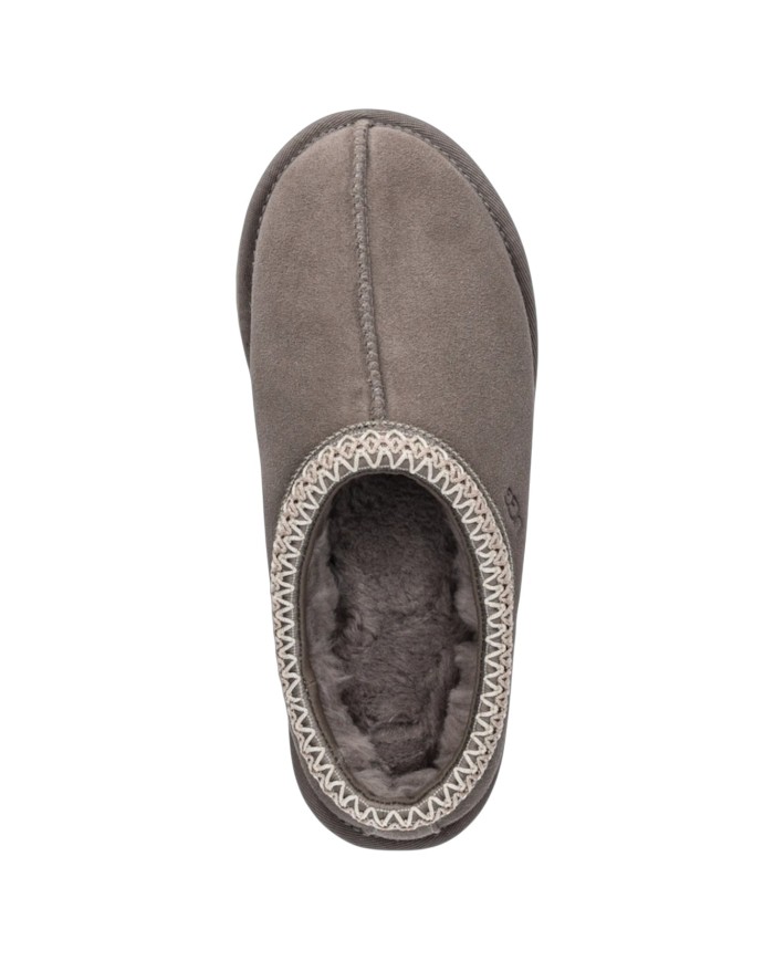 Sandalo Ugg Donna Ciabatta Tasman Montone Suede Smoke Plume Grey