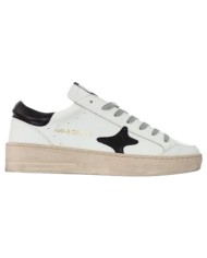 Sneakers Ama Brand Uomo Slam Ama B Deluxe Leather White Black
