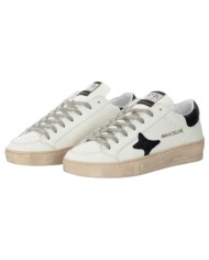 Sneakers Ama Brand Uomo Slam Ama B Deluxe Leather White Black