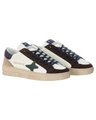 Sneakers Ama Brand Uomo Slam Ama B Deluxe Leather White Multicolo