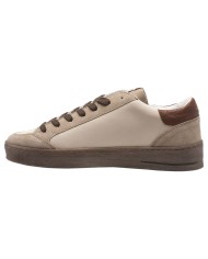 Sneakers Ama Brand Uomo Slam Ama B Deluxe Leather White Brown