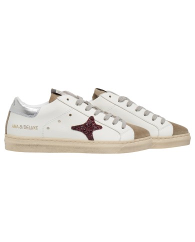 Sneakers Ama Brand Donna SNK Ama B White Multicolor