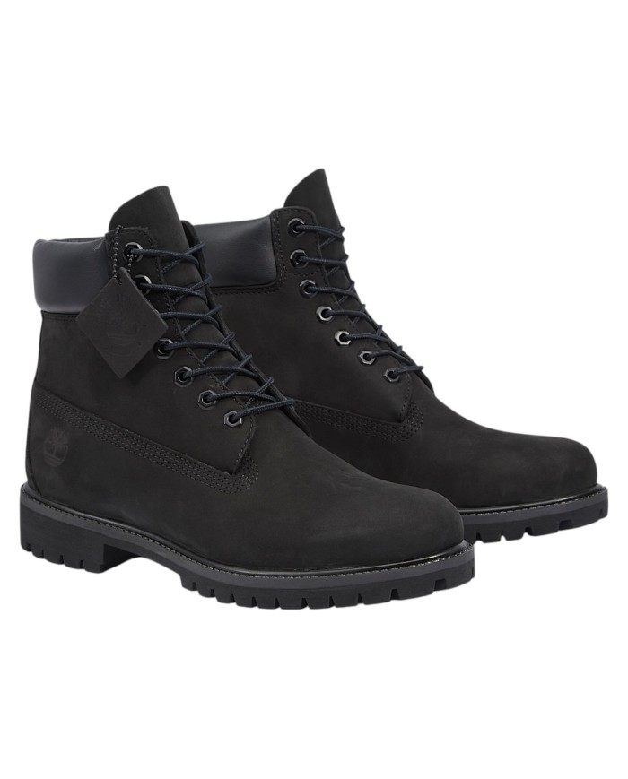 Stivaletto Uomo Timberland Premium 6 In Lace Waterproof Black