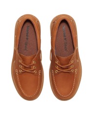 Mocassino Donna Platform Timberland Scarpa da Barca con Plateau Stone Street Boat Shoe Rust Nubuck Camel