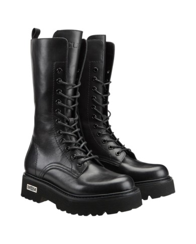 Stivaletto Donna Cult Slash 3324 Maxi Anfibio Boot W Leather Black