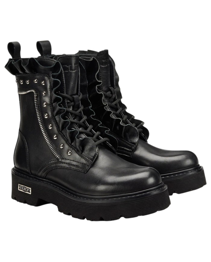 Stivaletto Donna Cult Slash 4347 Anfibio Mid W Leather Black