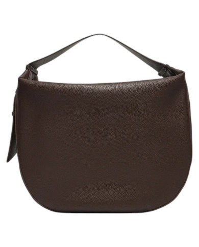 Borsa A Spalla Armani Exchange Donna Hobo Susie Leather Hot Fudge Brown