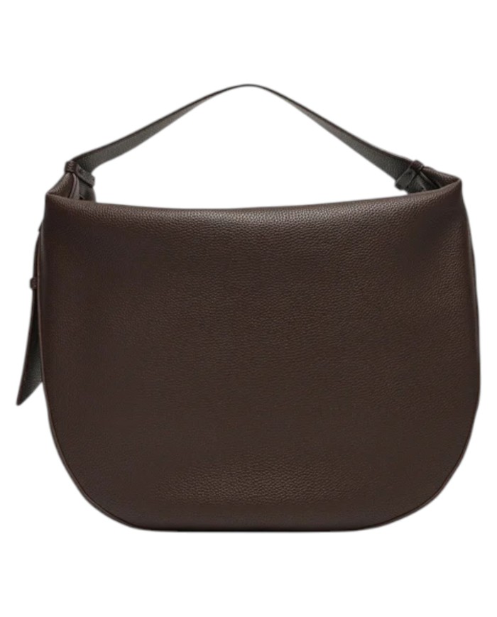 Borsa A Spalla Armani Exchange Donna Hobo Susie Leather Hot Fudge Brown