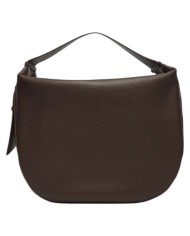 Borsa A Spalla Armani Exchange Donna Hobo Susie Leather Hot Fudge Brown
