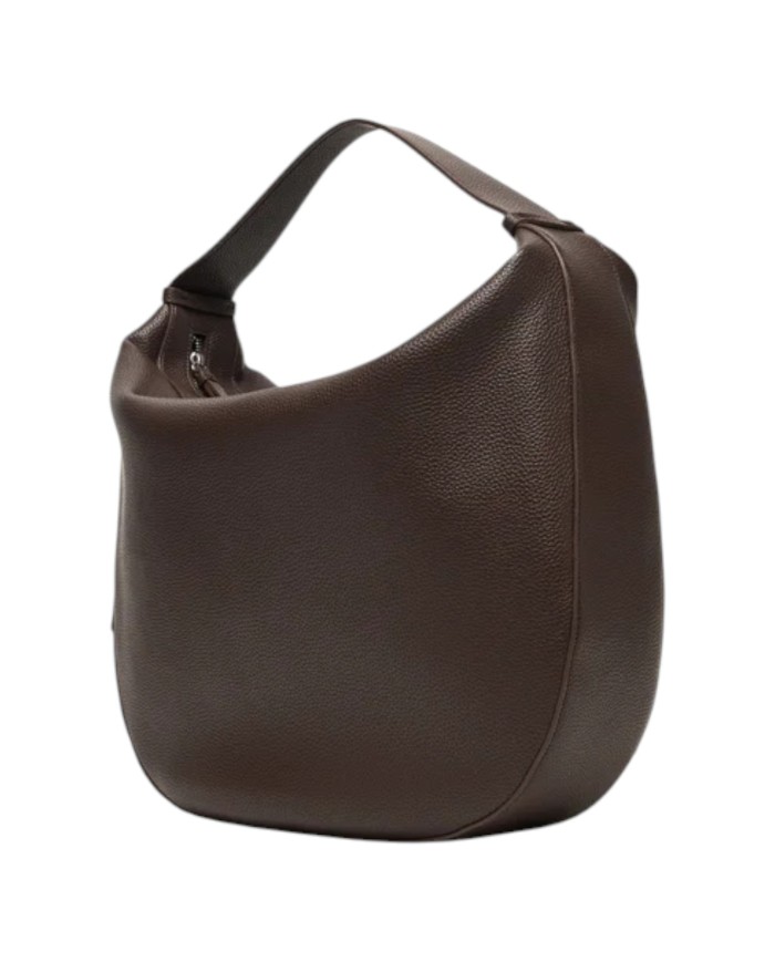 Borsa A Spalla Armani Exchange Donna Hobo Susie Leather Hot Fudge Brown