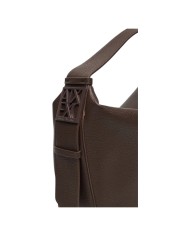 Borsa A Spalla Armani Exchange Donna Hobo Susie Leather Hot Fudge Brown