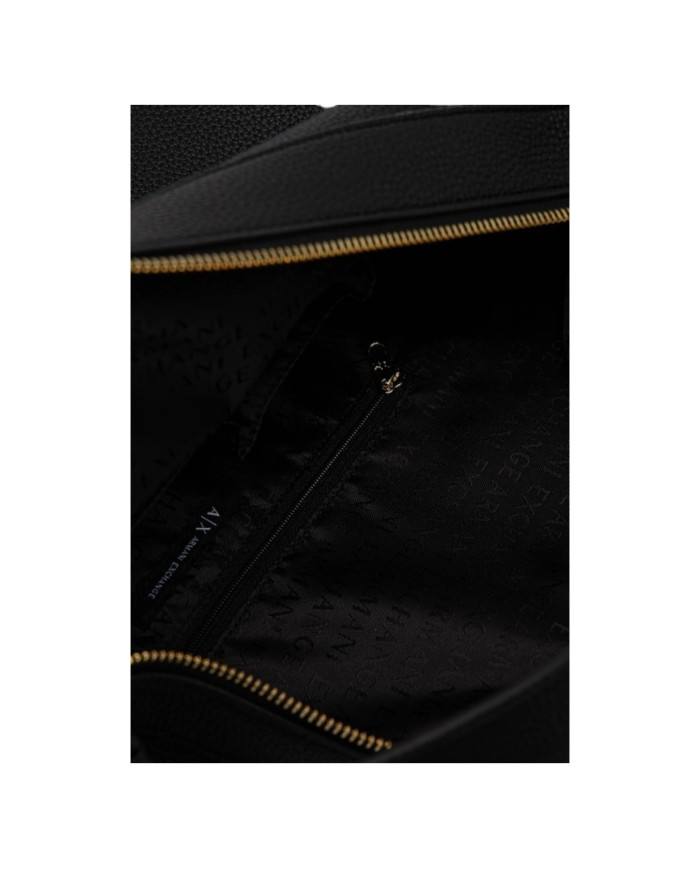 Borsa A Spalla Armani Exchange Donna Hobo Susie Leather Black