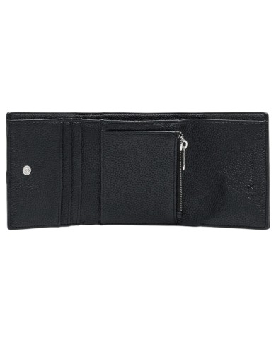 Portafoglio Donna Armani Exchange A X Line Logo Leather Black