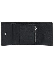 Portafoglio Donna Armani Exchange A X Line Logo Leather Black
