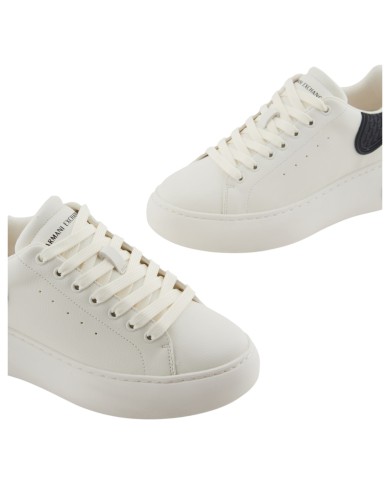 Sneakers Armani Exchange Donna Chunky Leather White