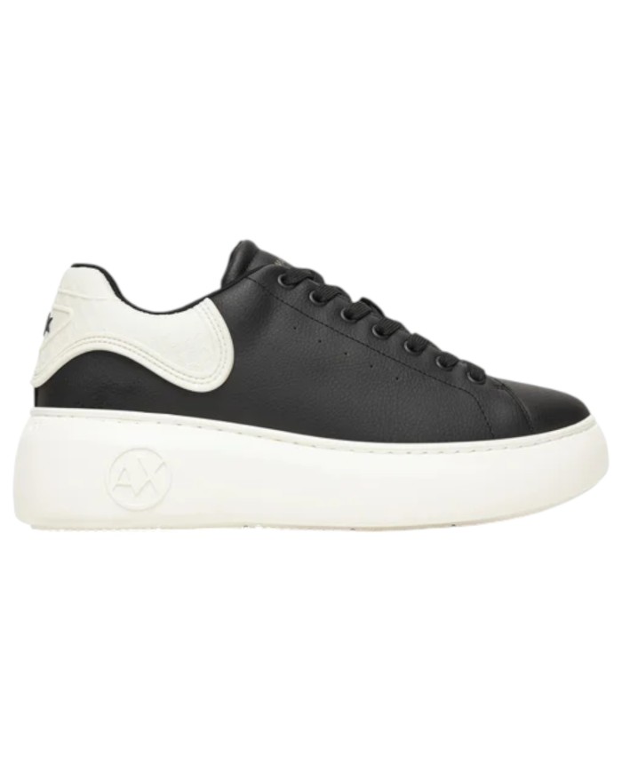 Sneakers Armani Exchange Donna Chunky Leather Black