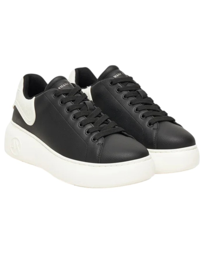 Sneakers Armani Exchange Donna Chunky Leather Black