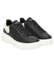 Sneakers Armani Exchange Donna Chunky Leather Black