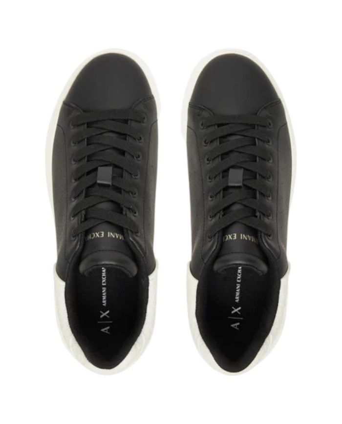 Sneakers Armani Exchange Donna Chunky Leather Black