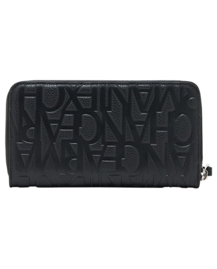 Portafoglio Armani Exchange Donna Embossed Logo Leather Black