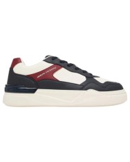 Sneakers Armani Exchange Uomo Leather Off White Deep Navy Deep Ruby