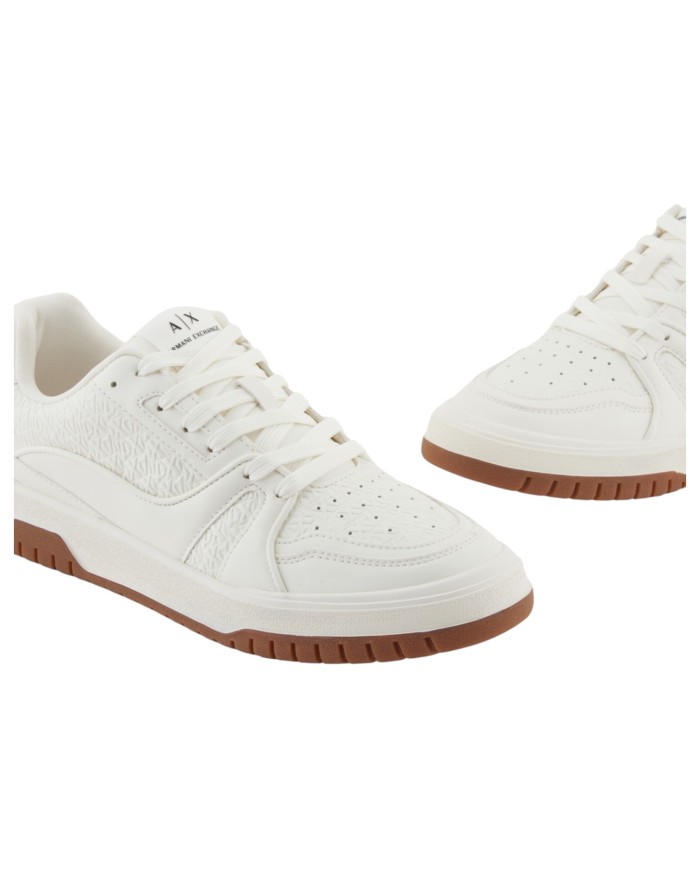Sneakers Armani Exchange Uomo Leather Off White