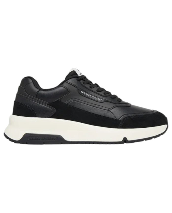 Sneakers Armani Exchange Uomo Leather Black