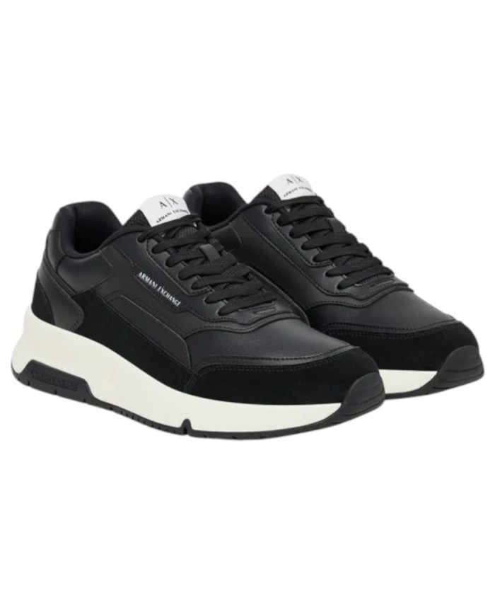 Sneakers Armani Exchange Uomo Leather Black