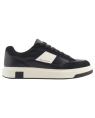 Sneakers Armani Exchange Uomo Banda Logo Leather Black
