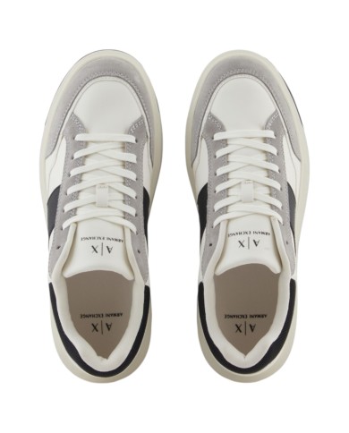 Sneakers Armani Exchange Uomo Banda Logo Leather White