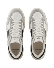 Sneakers Armani Exchange Uomo Banda Logo Leather White