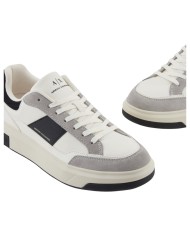 Sneakers Armani Exchange Uomo Banda Logo Leather White