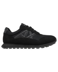Sneakers Armani Exchange Uomo A X Logo Mesh Suede Black