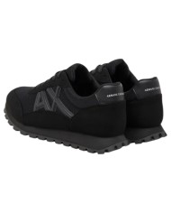 Sneakers Armani Exchange Uomo A X Logo Mesh Suede Black