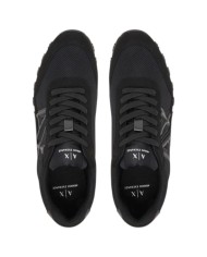 Sneakers Armani Exchange Uomo A X Logo Mesh Suede Black