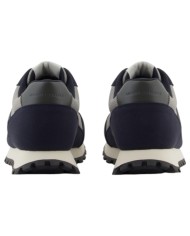 Sneakers Armani Exchange Uomo A X Logo Mesh Suede Deep Navy Gray Chime