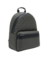 Zaino Uomo Armani Exchange A X Embossed Logo Leather Sage Green