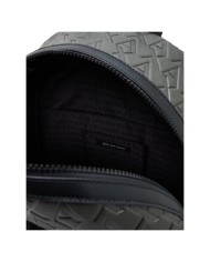 Zaino Uomo Armani Exchange A X Embossed Logo Leather Sage Green