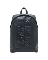 Zaino Uomo Armani Exchange Armani Exchange Embossed Logo Leather Black