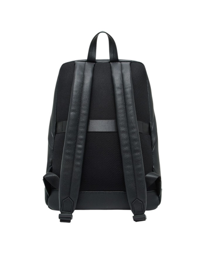 Zaino Uomo Armani Exchange Armani Exchange Embossed Logo Leather Black